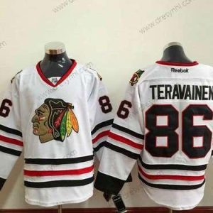 Chicago Blackhawks #86 Teuvo Teravainen Bílý dres – Pánské