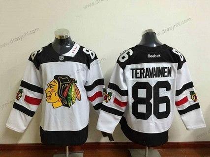 Chicago Blackhawks #86 Teuvo Teravainen Reebok Bílý 2016 Stadium Series Premier dres – Pánské