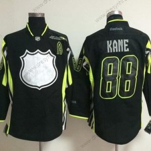 Chicago Blackhawks #88 Patrick Kane 2015 All-Stars Černá dres – Pánské