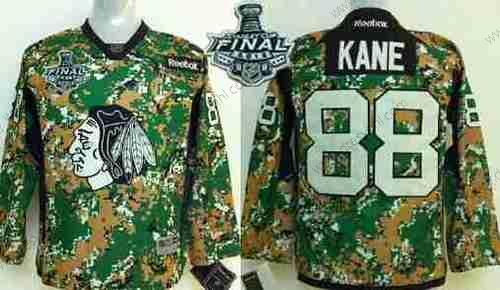 Chicago Blackhawks #88 Patrick Kane 2015 Stanley Cup 2014 Camo dres – Juniorské