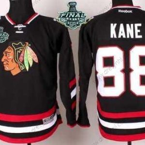 Chicago Blackhawks #88 Patrick Kane 2015 Stanley Cup 2014 Stadium Series Černá dres – Juniorské