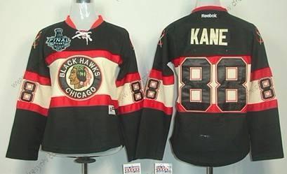 Chicago Blackhawks #88 Patrick Kane 2015 Stanley Cup Černá Třetí dres dres – Dámské