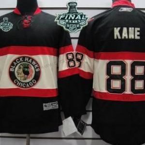 Chicago Blackhawks #88 Patrick Kane 2015 Stanley Cup Černá Třetí dres dres – Juniorské