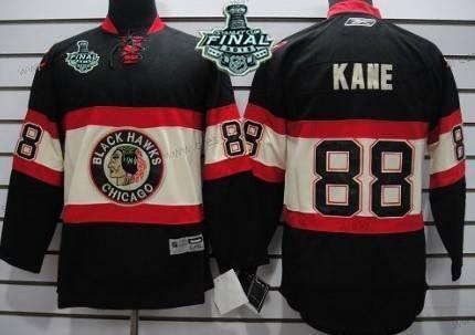 Chicago Blackhawks #88 Patrick Kane 2015 Stanley Cup Černá Třetí dres dres – Juniorské