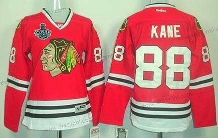 Chicago Blackhawks #88 Patrick Kane 2015 Stanley Cup Červené dres – Dámské