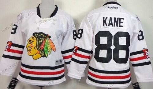 Chicago Blackhawks #88 Patrick Kane 2015 Zimní Klasický Bílý dres – Dětské