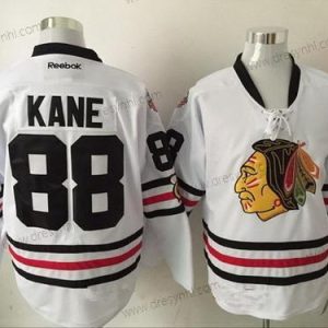 Chicago Blackhawks #88 Patrick Kane 2017 Zimní Klasický Bílý Sešitý NHL Retro Hokejový – Pánské