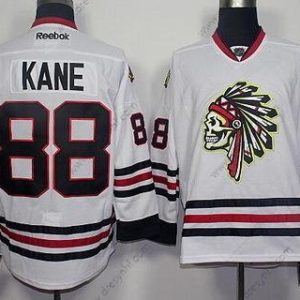 Chicago Blackhawks #88 Patrick Kane Bílý The Indians Skulls dres – Pánské