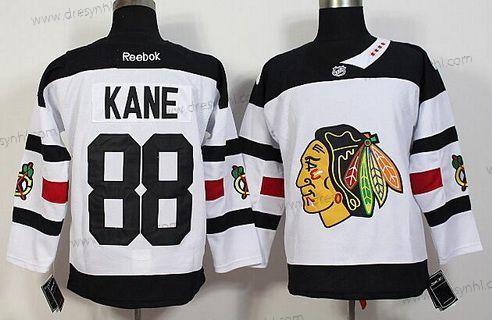 Chicago Blackhawks #88 Patrick Kane Reebok Bílý 2016 Stadium Series Premier dres – Pánské