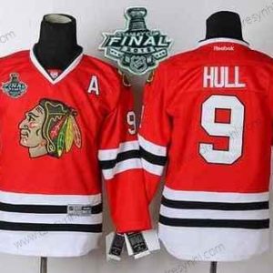 Chicago Blackhawks #9 Bobby Hull 2015 Stanley Cup Červené dres – Juniorské