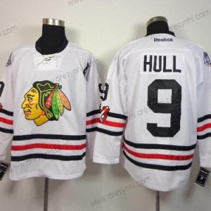 Chicago Blackhawks #9 Bobby Hull 2015 Zimní Klasický Bílý dres – Pánské