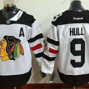 Chicago Blackhawks #9 Bobby Hull Reebok Bílý 2016 Stadium Series Premier dres – Pánské