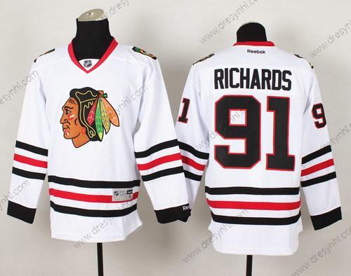 Chicago Blackhawks #91 Brad Richards Bílý dres – Pánské