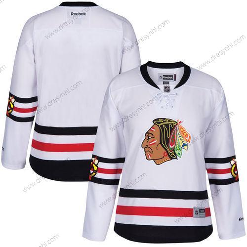 Chicago Blackhawks Personalizované Bílý Reebok 2017 Zimní Klasický dres – Dámské