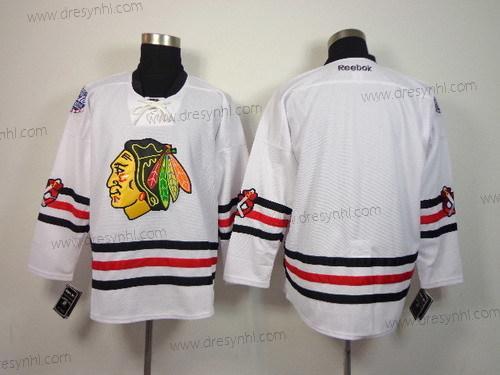 Chicago Blackhawks Prázdný 2015 Zimní Klasický Bílý dres – Pánské