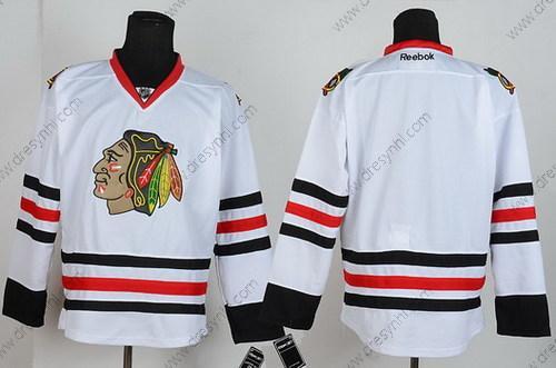 Chicago Blackhawks Prázdný Bílý dres – Pánské