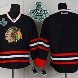 Chicago Blackhawks Prázdný Černá 2015 Stanley Cup dres – Juniorské