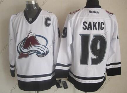 Colorado Avalanche #19 Joe Sakic 2014 Bílý dres – Pánské