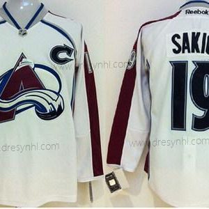 Colorado Avalanche #19 Joe Sakic Bílý dres – Pánské