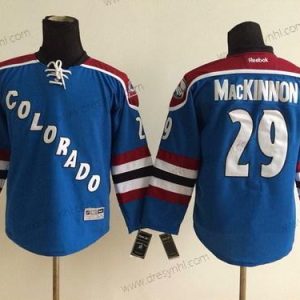 Colorado Avalanche #29 Nathan Mackinnon Modrý Třetí dres dres – Dětské