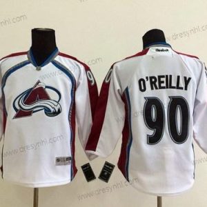 Colorado Avalanche #90 Ryan O’Reilly Bílý dres – Dětské