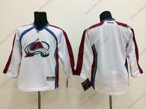 Colorado Avalanche Prázdný Bílý dres – Dětské