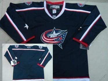 Columbus Blue Jackets Prázdný Modrý dres – Pánské