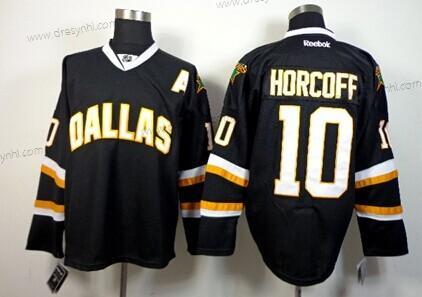 Dallas Stars #10 Shawn Horcoff Černá dres – Pánské