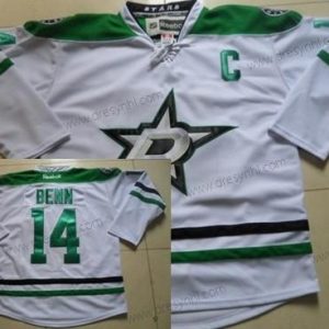 Dallas Stars #14 Jamie Benn 2013 Bílý dres – Pánské