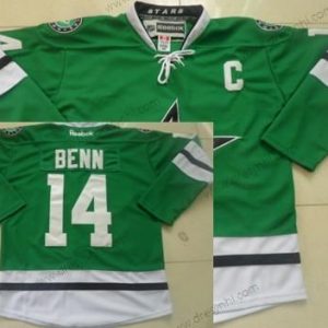 Dallas Stars #14 Jamie Benn 2013 Zelená dres – Pánské