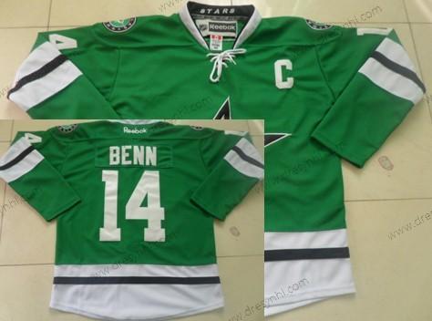 Dallas Stars #14 Jamie Benn 2013 Zelená dres – Pánské