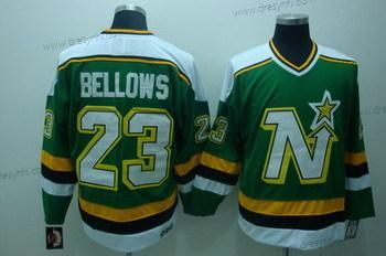 Dallas Stars #23 Brian Bellows Zelená Retro CCM dres – Pánské