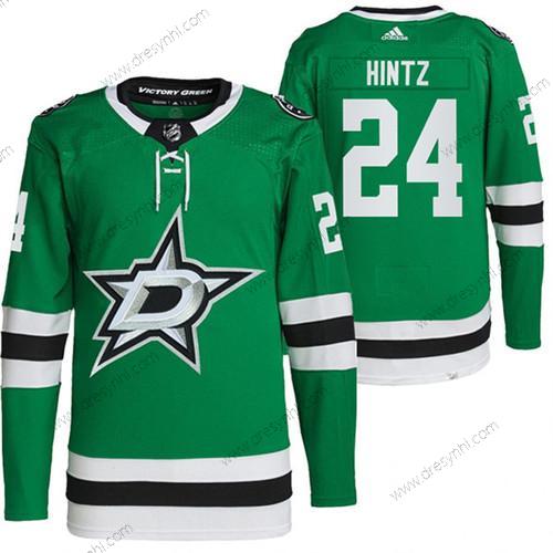 Dallas Stars #24 Roope Hintz Zelená Sešitý dres – Pánské