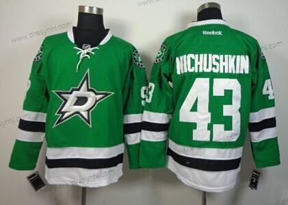 Dallas Stars #43 Valeri Nichushkin 2013 Zelená dres – Pánské