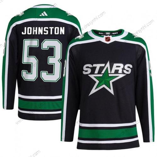 Dallas Stars #53 Wyatt Johnston Zelená Sešitý dres – Pánské