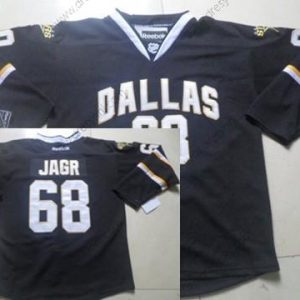 Dallas Stars #68 Jaromir Jagr Černá dres – Pánské