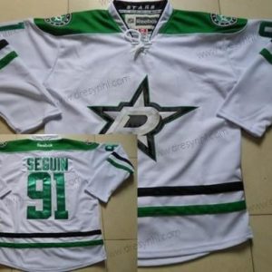 Dallas Stars #91 Tyler Seguin 2013 Bílý dres – Pánské