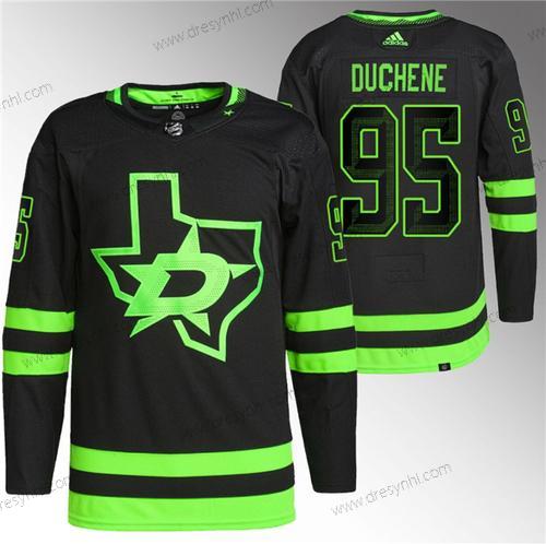 Dallas Stars #95 Matt Duchene Černá Sešitý dres – Pánské