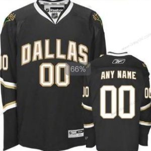 Dallas Stars Personalizované Černá dres – Pánské