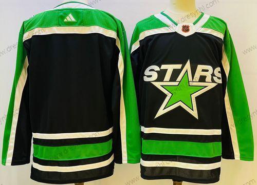 Dallas Stars Prázdný 2022 Černá Obrácený Retro 2.0 Sešitý dres – Pánské