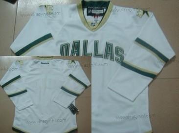 Dallas Stars Prázdný Bílý dres – Pánské