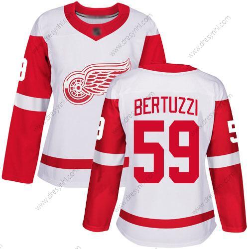 Detroit Red Wings Autentické #59 Tyler Bertuzzi Bílý Hostující dres dres – Dámské