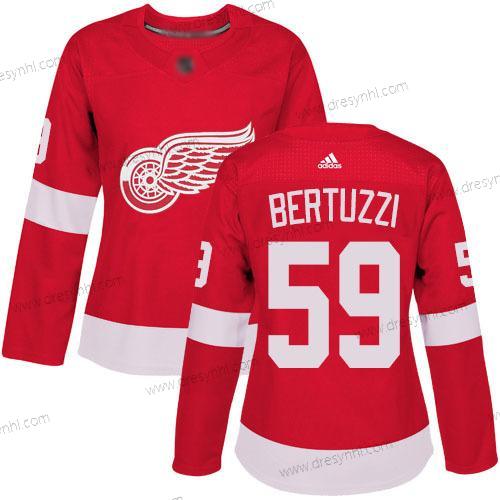 Detroit Red Wings Autentické #59 Tyler Bertuzzi Červené Domácí dres dres – Dámské