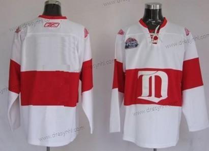 Detroit Red Wings Personalizované Bílý Zimní Klasický dres – Pánské