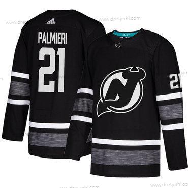 Devils #21 Kyle Palmieri Černá Autentické 2019 All-Star Sešitý Hokejový dres – Pánské