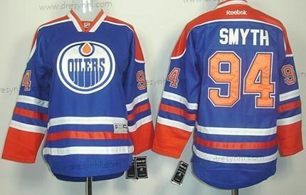 Edmonton Oilers #94 Ryan Smyth Royal Modrý dres – Dětské