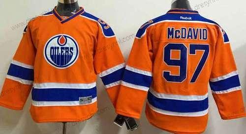 Edmonton Oilers #97 Connor Mcdavid 2015 Oranžová dres – Juniorské