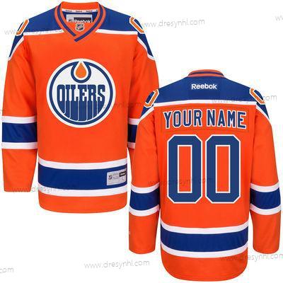 Edmonton Oilers Personalizované Oranžová Reebok Premier Náhradní dres – Pánské