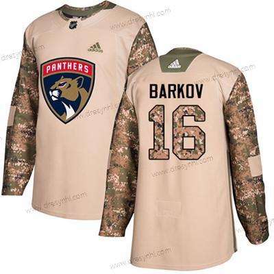 Florida Panthers #16 Aleksander Barkov Camo Autentické 2017 Veterans Day Sešitý NHL dres – Juniorské