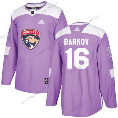 Florida Panthers #16 Aleksander Barkov Nachový Autentické Bojuje proti rakovině Sešitý NHL dres – Juniorské